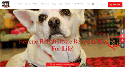 Desktop Screenshot of gonetothedogsrescue.org